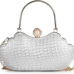 norve PU Classy Stylish Trending Elegant Design Gold Chain Strap Crossbody Ladies Women Shoulder Clutch-picture-22