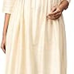 the mom store Women's Raw Silk Maternity and Nursing Kurta Set | Front Zipper for Easy Feeding Pre and Post Pregnancy-picture-29