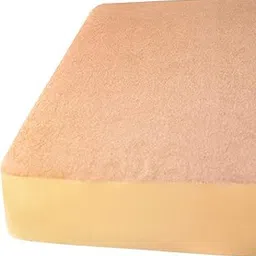 Kiara Furnishing Polycotton 100% Waterproof & Dust Proof Mattress Protector Cover (Beige, Single Bed 72" X 54")-picture-20