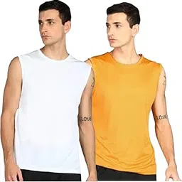 rlp Men's Without Sleeve Polyester Tshirt (Pack of 2)-picture-16