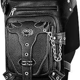 enakshi (label) Steampunk Fanny Pack Motorcycle Gothic Gothic Bag for Hiking Bike Camping|Clothing, Shoes & Accessories | Womens Handbags & Bags-picture-25
