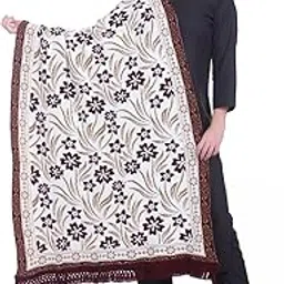 himyug Women’s Woolen Floral Printed Shawl/Stole – Soft Warm Winter Shawl with Elegant Kashmiri Design, Multi-Color Options for Ethnic & Casual Wear-picture-11