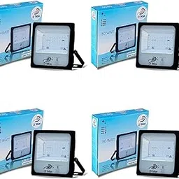 D'Mak 100 Watt Waterproof Warm White (Yellow) LED Flood Light for Outdoor Purposes(Slim Grey Body,Pack of 4)-picture-13