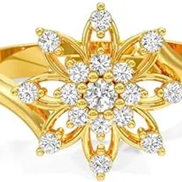 u are 925 Sterling Silver 18K Gold and Rose Gold Plated Ethereal Bloom Ring | Gift for Women and Girls | With Certificate of Authenticity and 925 Stamp-picture-31