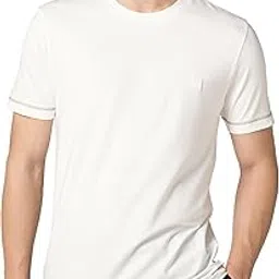 damensch Men’s Element Casual Solid Contrast Stitch T-Shirt-picture-26
