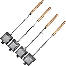 HAWOK Cast Iron Pie-Iron Sandwich Maker with Detachable Handle set of 4-picture-15