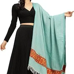 weavers villa Women's Kullu Shawl, 100cm x 200cm-picture-11