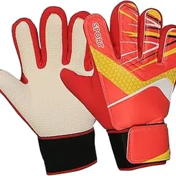 MERISHOPP Goalkeeper Gloves for Adult Professional with Grip Palms Wrist Sports Gloves Red|Sporting Goods|Team Sports|Soccer|Clothing, Shoes & Accessories|Gloves-picture-34