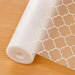 Porslin Kitchen Drawers Mat Liners, 45cm x 5m Roll, Non-Slip, Waterproof, Washable, BPA-Free, Durable EVA for Shelves, Cupboards, Drawers, Fridge Mats, Wardrobe, Food Safe (Absolute White)-picture-22