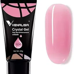 VENALISA Nail Poly Extension Gel, Builder Gel, Nail Thickening, Acrylic Nail Design, Easy to DIY at Home Poly Nail Gel 30g (R04)-picture-23