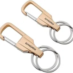 clean mitra Metal Keychain for Men – Dual Ring Car & Bike Key Holder – Stylish Multicolor Gift Accessory-picture-45