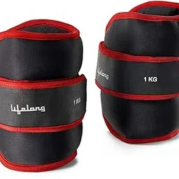 Lifelong Adjustable Ankle Weight for Running, Jogging, Cycling, Sand Filled, for Both Men and Women, 1 Kg and 2 Kg (Pair)-picture-22