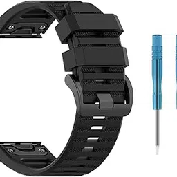 Waekethy 26mm Quick Fit Watch Band Compatible with Garmin Fenix 6X, Fenix 6X Pro, Fenix 7x, Fenix 5X, Fenix 5X Plus Silicone Replacement Band for Man and Women-image-57