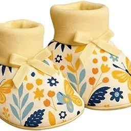 adhigams Baby Booties| Soft Cotton Bootie Socks for Baby Girl & Boy | Kids Booties Set for Daily Use-picture-21