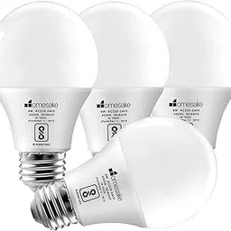 Homesake® "Polycarbonate Base E27 9-Watt LED Lamp- Screw/Thread Type Lamp/Bulb - Warm White 3000k (Set of 4)-picture-25