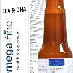 Omegafine Health Supplement Syrup with Fish Oil (Omega - 3, EPA, DHA) For Brain Health & Immunity - 225ml-picture-70