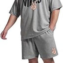 fflirtygo Men Graphic Print Cotton T-Shirt & Short Set for Men/Boys-picture-19