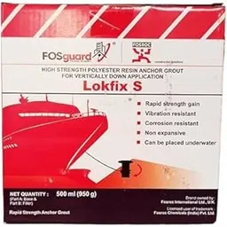 Pmw - FOSROC Lokfix S | 500 ml (950 g) | Rapid Strength Anchor Grout-picture-17
