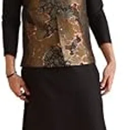 kisah Mens Kurta Jacket Trouser Set|Silk Blend FabricWoven Design Pattern Mens Ethnic Wear|Regular Fit Mandarin Collar Long Sleeves-picture-45