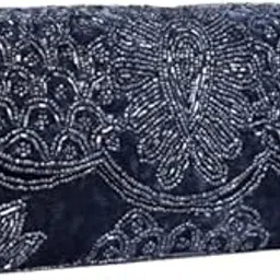 lancer Beaded Clutch Purse for Women | Elegant Party Use Evening Bag with Magnetic Lock, Metal Zipper & Multi Compartments – Stylish Embroidered Handbag for Wedding & Casual Use-picture-49