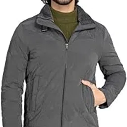 lure urban Men Winter Warm Solid High Neck Puffer Quilted Casual Outdoor Zipper Jacket-picture-48