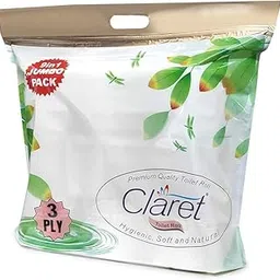 Claret Premium Highly Absorbent Toilet Paper Rolls - 9 in 1 Jumbo Pack | 3-Ply 435 Pulls Per Roll | Commercial Grade for Daily Use - Ultimate Softness & Strength (3915 Sheets)-picture-39