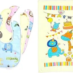 Cotton Towels + 3 Bibs|Silicone Fruit Nibbler Teether|Spoon Bottle + Fruit Nibbler + 360° Toothbrush + Finger Brush|Training Toothbrush|Baby Nail Kit-picture-15