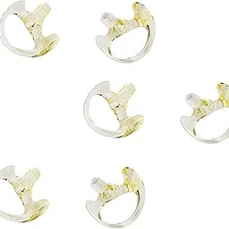 HYSHIKRA Silicon Earmold Ear pier Replacement Earmold Earbud Earplug for Motorola Kenwood Two-Way Radio Law Enforcement Earpiece Air Acoustic Coil Tube Audio Kits (Small Size 3Pairs)-picture-27
