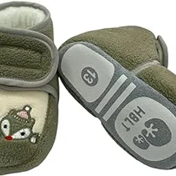 eazylayers Unisex Baby Woolen Booties for 6-9 Months – Soft, Cozy & Warm Infant Shoes, Perfect for Winter, Newborn and Toddler Footwear-picture-41