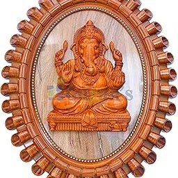 Gugan's Ganesha 3D Wall Frame Ganesh Idol Photo Frame For Home, Ganpati Frame For Wall Hanging, Home Decorative Gift Pooja Item (Design 02)-picture-25