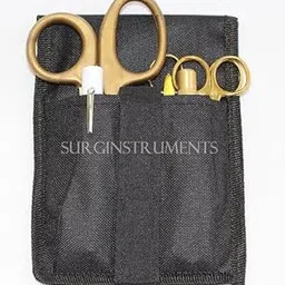 6 Piece Gold Paramedic Set with Case - Diagnostic EMT Nursing EMS Emergency-picture-31