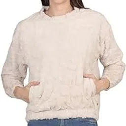 cashew nut Women's Alphabet Fur Roundneck with Premium Tafta Inner-picture-31
