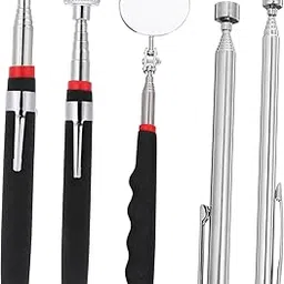 TEHAUX Magnetic Telescoping Inspection Mirror 5pcs Set Car Repair Tool under Vehicle Metal-picture-26