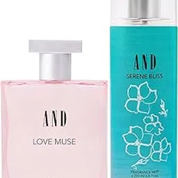 AND Love Muse Eau De Parfum 100ML & Serene Bliss Body Mist 200ML Pack of 2 for Women Crafted by Ajmal-image-17
