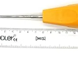 ADDLER DENTAL PERIOTOME ELEVATOR LUXTOR 3.1 MM ROUND STRAIGHT CONCAVE SOFT BLADE HEAD AUTOCLAVABLE YELLOW HANDLE. NEW-image-78