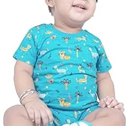 T-Shirt and Short Set for Baby Boys | Cotton Combed | Light Blue | 9-12 Months | KIDS14420-image-76