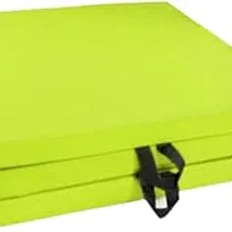 MERISHOPP Tri Fold Folding Exercise Mat Waterproof Home with Carrying Handles Foldable Green | Sports Equipment | Outdoor Sports Gear | Exercise Gear-image-89