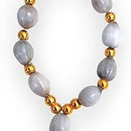 Achleshwar Small Vaijyanti Mala for God Idol Small Mala Garland Haar for Car Idols, Moti Mala for Statue, Figurines, 7 cm-picture-29