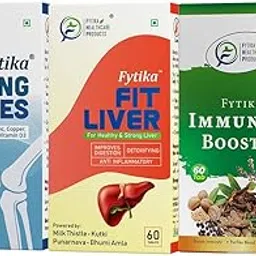 Fytika Strong Bones + Fit Liver + Immunity Booster (Pack of 3) - 180 Tabs-picture-58
