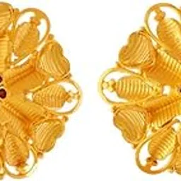p.c. chandra jewellers 22k (916) Yellow Gold Stud Earrings for Women - 4.32 Grams-picture-15
