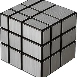 Mirror Cube 3x3 Speed Puzzle, Silver Metallic, Non-Toxic ABS Material, Travel-Friendly Design-image-33