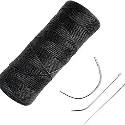 STYLEHEAVEN Polyester Hair Track Weft Weaving Sew Decor Thread for Hair Extensions Black-picture-32