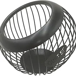 Merishopp Coffee Storage K Cup Holders for Counter Display Stand Large Capacity Black-picture-25