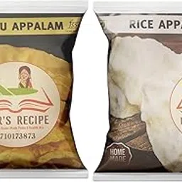 IYER'S RECIPE Ulundu Appalam & Rice Appalam Combo of 2 – Traditional South Indian Pappad | Sun-Dried, Homemade | 100% Natural (200gm Ulundu + 200gm rice appalam)-picture-11