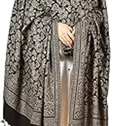 Women's Acro Wool Blend Kashmiri Woven Shawl, 100cm X 200cm-image-95