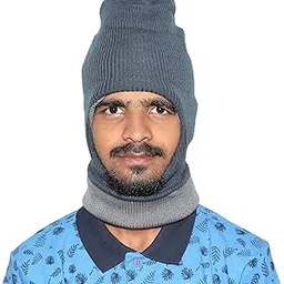 goodluck Men's Woolen Monkey Cap (Free Size) -Pack of 1-picture-11