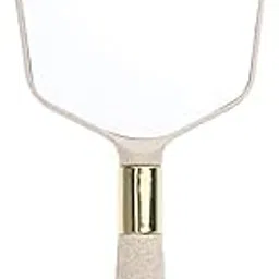 SECRET DESIRE PVC Handheld Makeup Cosmetic Mirrors for Vanity Home Salon Travel Beige|Makeup|Makeup Tools & Accessories|Makeup Mirrors-image-1