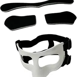 TRENDYNEST Basketball Mask Equipment for Broken Nose Sports Men Protective Facial Cover with Pads | Protective Gear | Clothing, Shoes & Accessories | Basketball-picture-20