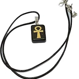 Black Tourmuline Reiki Ankh symbol pendant Healing Pendant Healing Crystal-picture-47