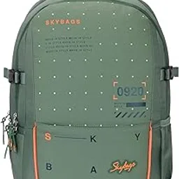skybags NEXTRA 3 Compartment LAPTOP BACKPACK 01 DARK IVY,Multicolor-picture-48